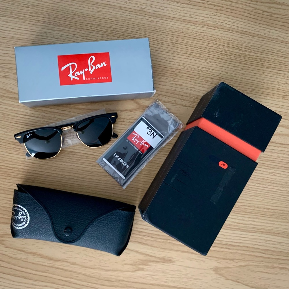NWT RAY-BAN CLUBMASTERS